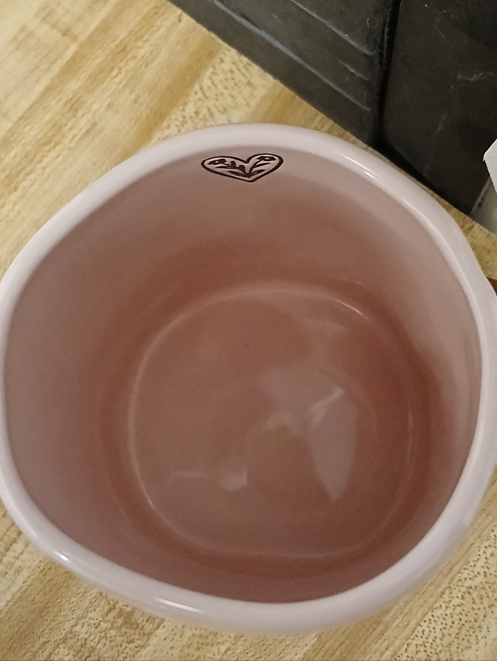 ❤️Rae Dunn NWT "Let Love Bloom" Double Sided Pink Large Coffee Mug - Picture 3 of 5